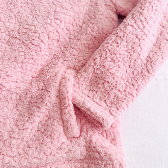 Sherpa Girls Blush Pink Sweater - Picture 3 of 6